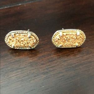 Kendra Scott Ellie rose gold drusy earring